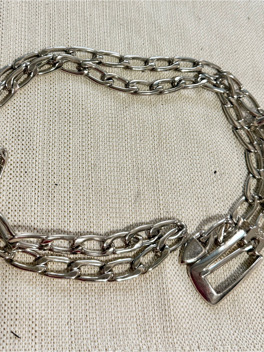 CK Silver Chain Link Belt - Women's Accessory